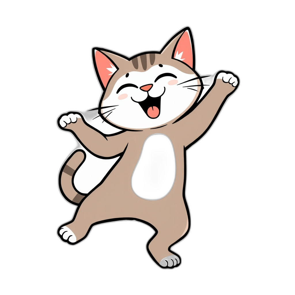 Cat dancing 