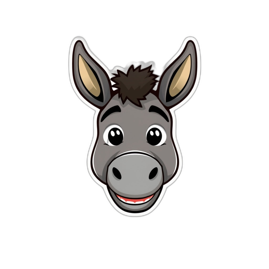 a funny donkey