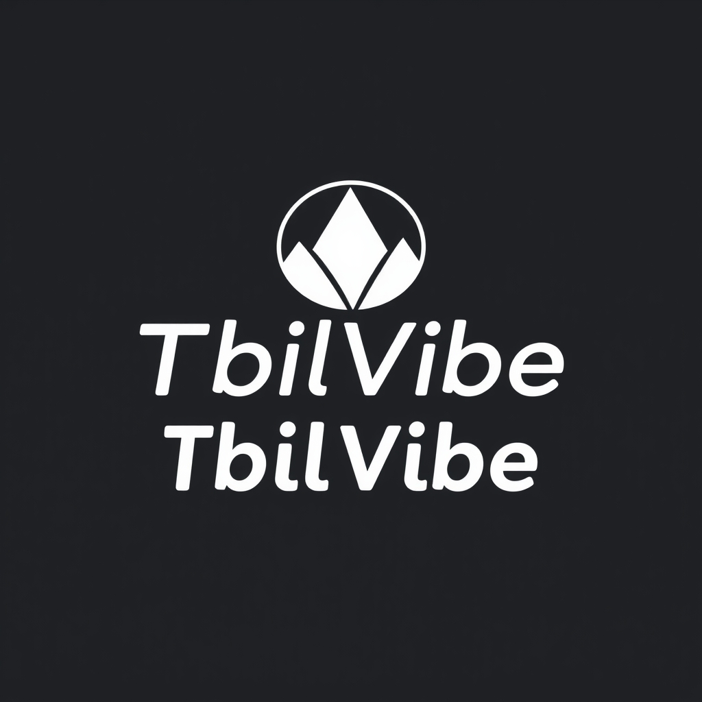 Image prompt, Create an original and unique logo for "TbilVibe"