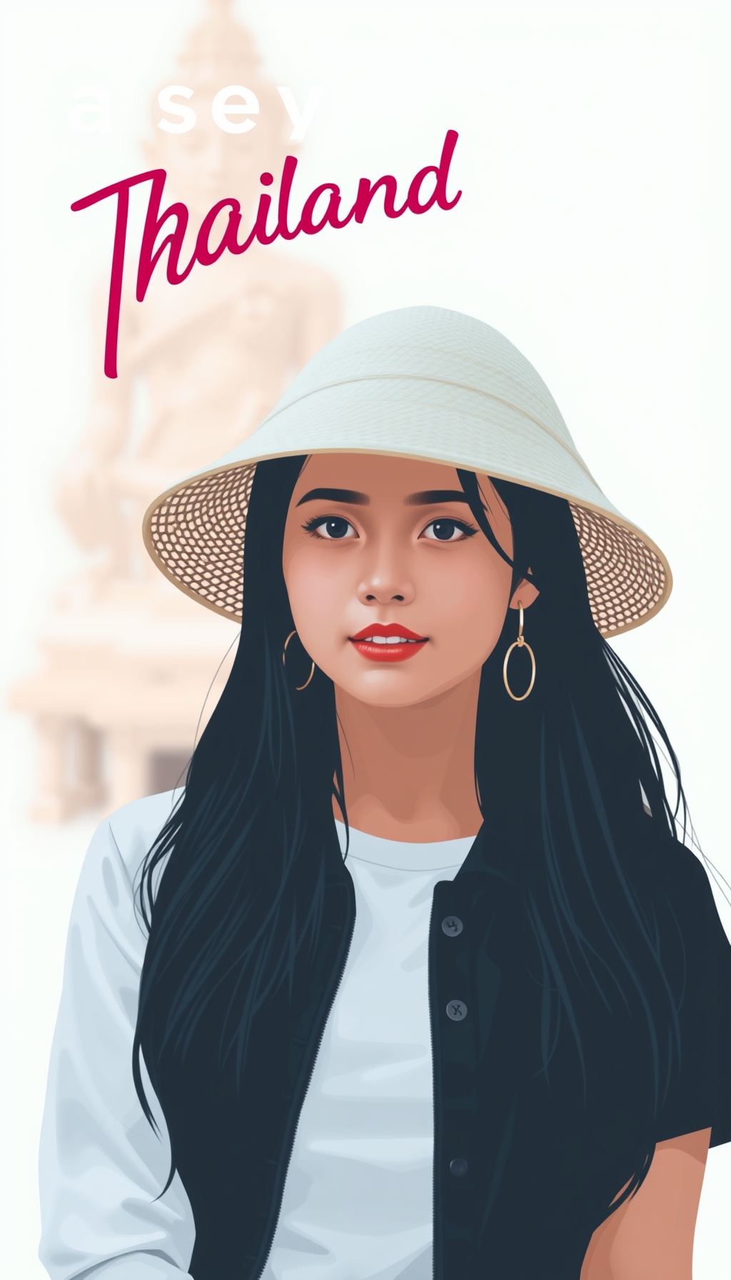 Image prompt, a sexy girl in Thailand