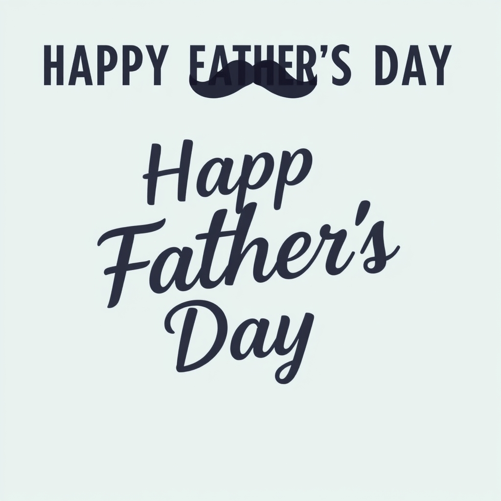 Image prompt, happy fathers day style