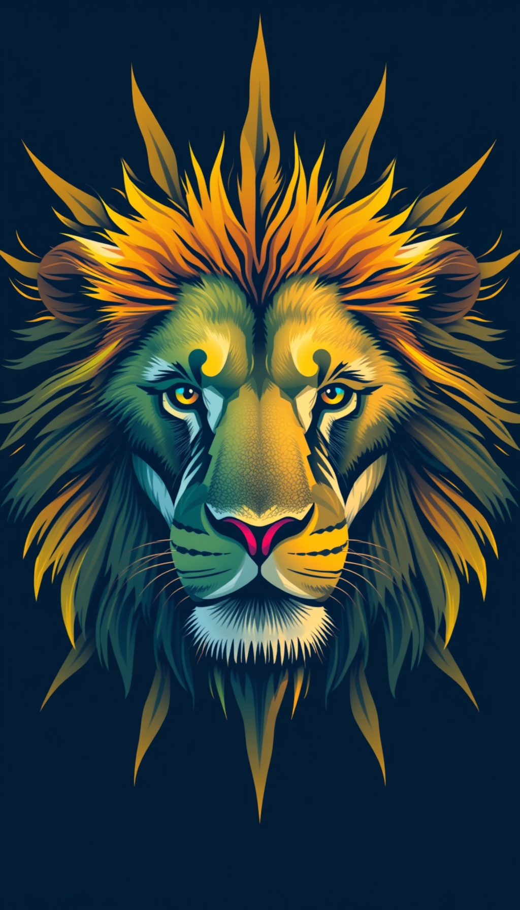 Image prompt, a lion