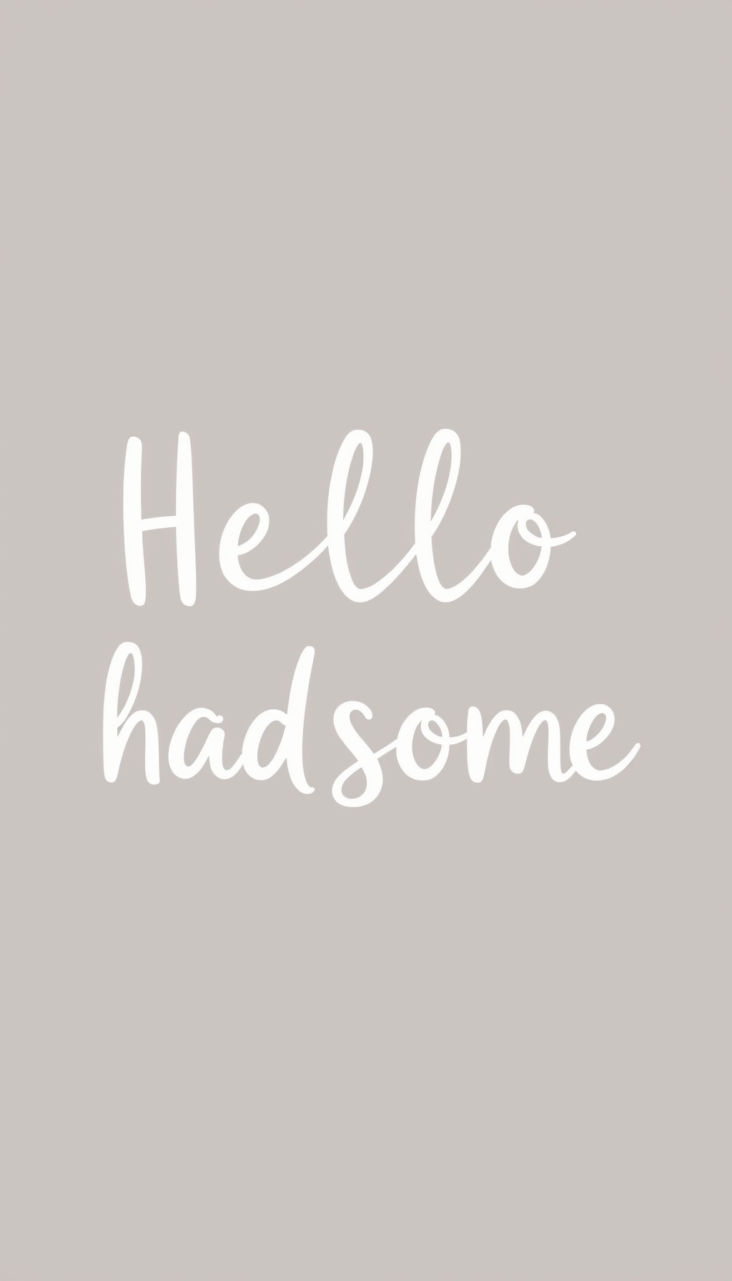 Image prompt, Hello hadsome