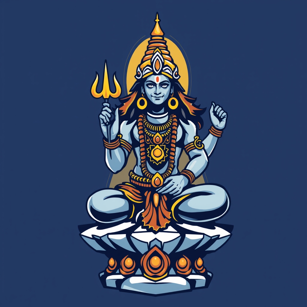 Image prompt, Kelash Mahadev 