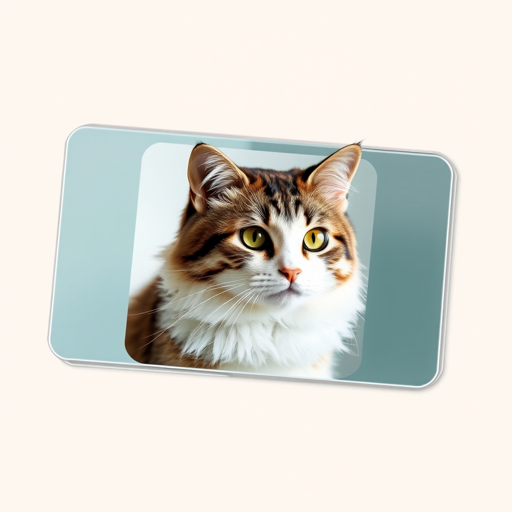 Image prompt, I need you to create a verify valid ID card with a picture of a cat as the picture 