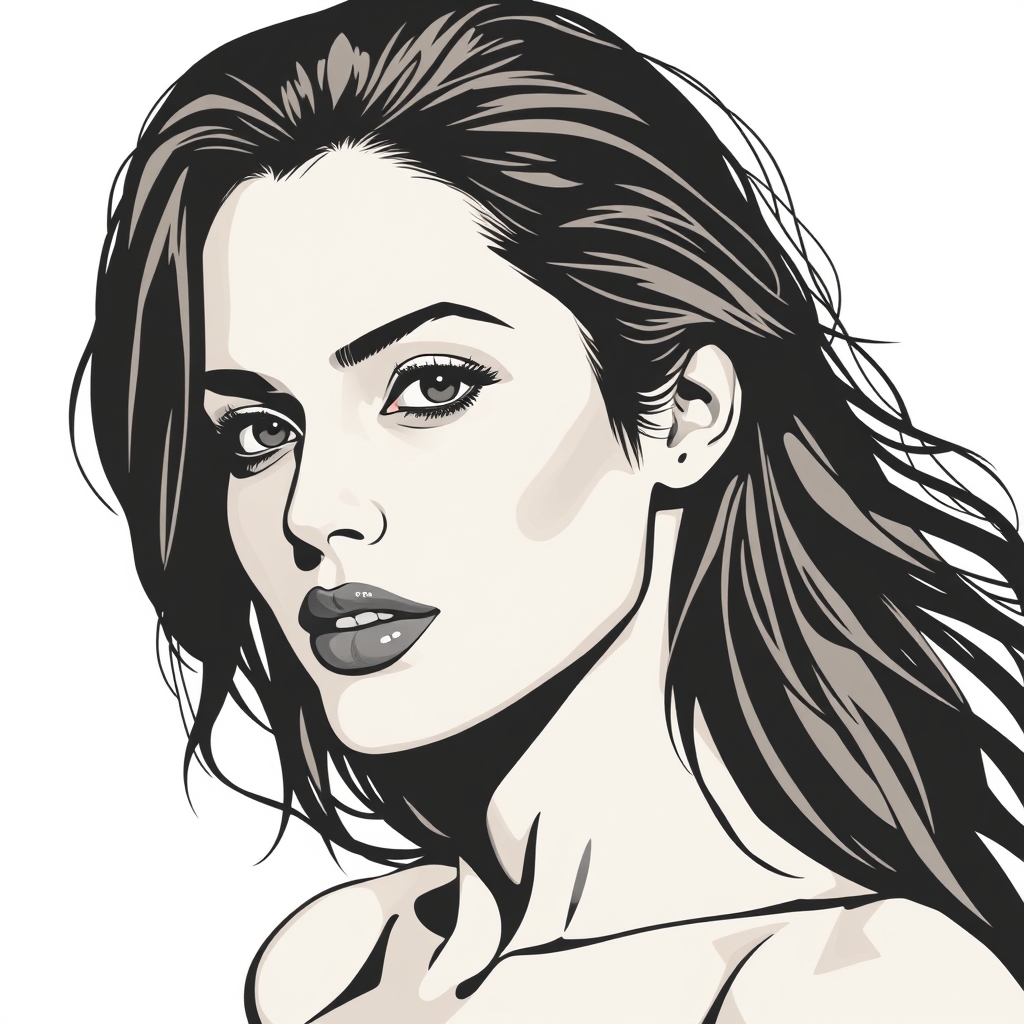 Image prompt, naked Angelina jolie