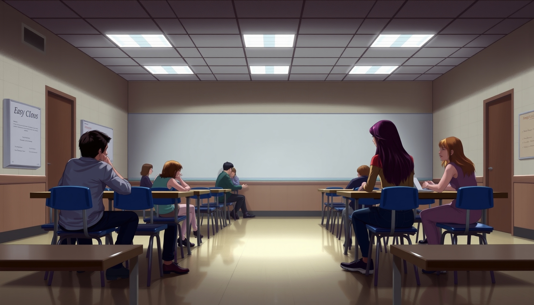 Image prompt, Jessica's face twisted with rage. she spun around and slapped lena across the face. jessic: ''don't you ever talk to my person like that'' the cafeteria froze, gasps filled the air. suddenly, angel shot up from her seat, her chair scraping loudly against the floor. her eyes burned with anger as she stepped forward and slapped Jessica across the. angel: ''don't you ever in you pathetic little life Lena-slap Lena ever again, or eles next time i won't just siap you, I'll siap your entire makeup off. don't piss me off, Jessica you damn well know what i can do'' the room went completely silent ever the people who were whispering before stopped everyone was watching now


please help me make this into a video now 